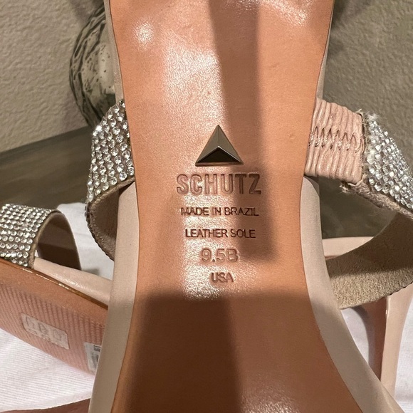 Schutz Beatriz Bedazzled High Heel Sandal - Picture 5 of 6
